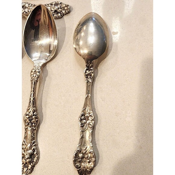 Old Orange Blossom by Alvin Sterling Silver Flatware Set Service 39 pcs - Picture 8 of 10